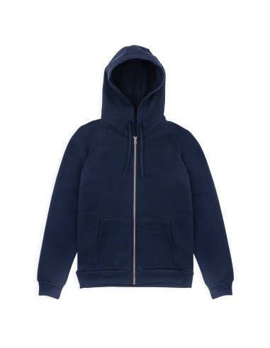 Hoodie Zippé Bleu Marine
